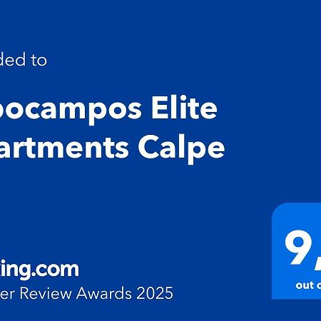 Hipocampos Elite Apartments Calpe Eksteriør billede